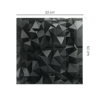 Vloerplaat openhaard Driedimensionaal geometrisch patroon