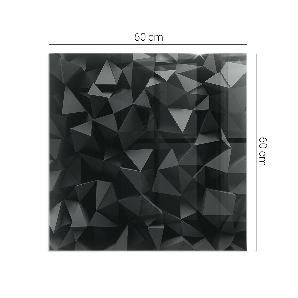 Vloerplaat openhaard Driedimensionaal geometrisch patroon