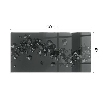 Vloerplaat openhaard Wolkenvormen in een abstracte compositie