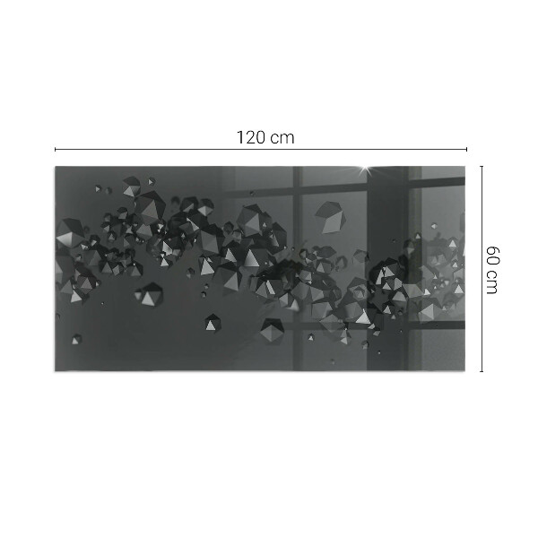Vloerplaat openhaard Wolkenvormen in een abstracte compositie