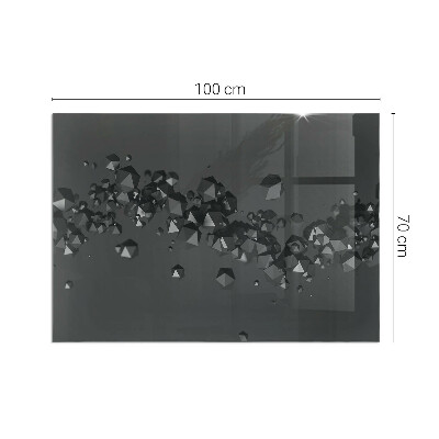 Vloerplaat openhaard Wolkenvormen in een abstracte compositie