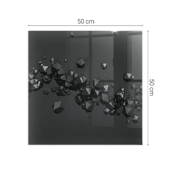 Vloerplaat openhaard Wolkenvormen in een abstracte compositie