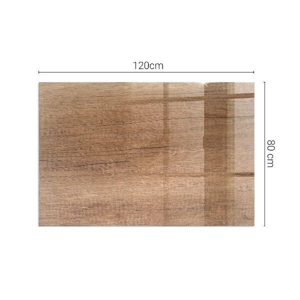 Plaat voor onder kachel Hout in een natuurlijke stijl