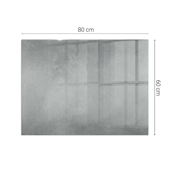 Plaat voor onder kachel Stijl met betoneffect