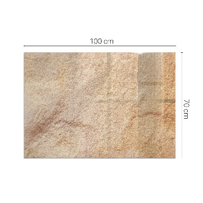 Plaat voor onder kachel Authentiek steenmotief