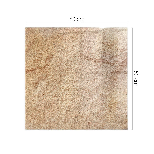 Plaat voor onder kachel Authentiek steenmotief