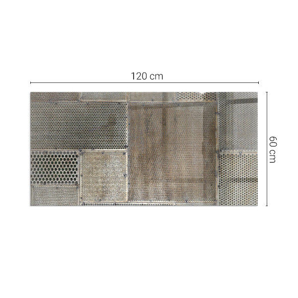 Vloerplaat openhaard Geperforeerd metalen ontwerp