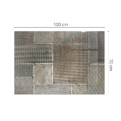 Vloerplaat openhaard Geperforeerd metalen ontwerp