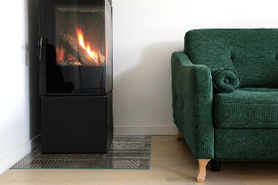 Vloerplaat openhaard Geperforeerd metalen ontwerp