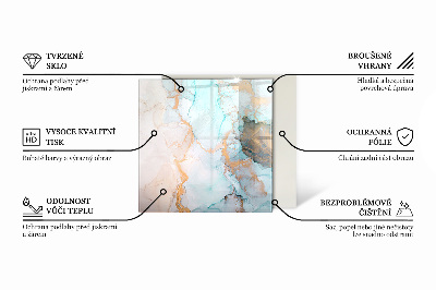 Plaat voor onder kachel Fijne textuur van licht hout