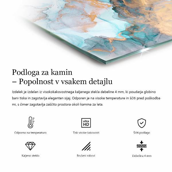 Vloerplaat openhaard Abstract patroon met een unieke structuur