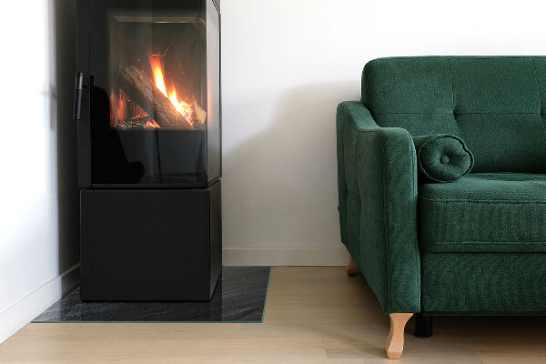 Plaat voor onder kachel Steenafwerking