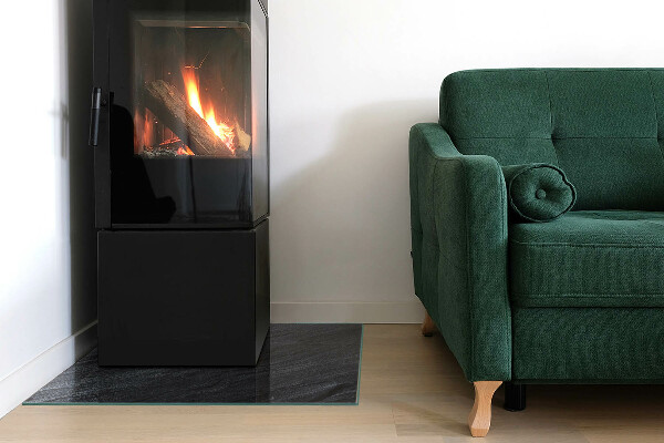 Plaat voor onder kachel Steenafwerking