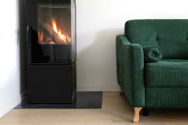 Plaat voor onder kachel Steenafwerking