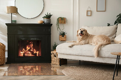 Plaat voor onder kachel Roestige accenten op de achtergrond