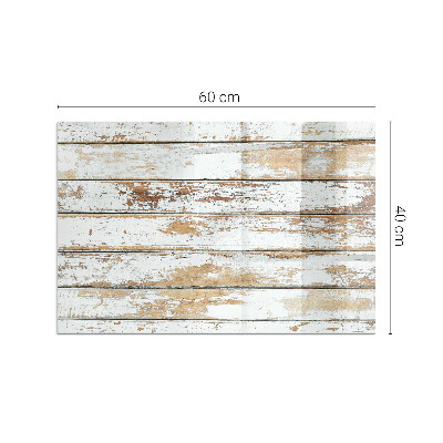 Plaat voor onder kachel Beschadigd patroon van het houten oppervlak