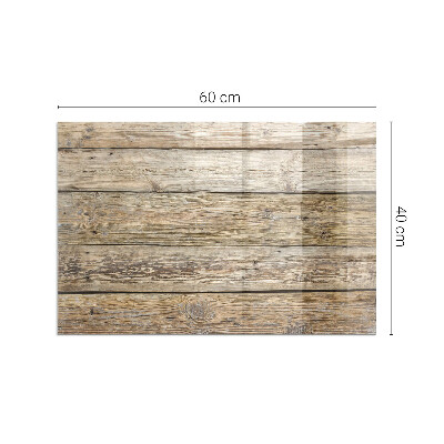 Plaat voor onder kachel Natuurlijk patroon van houten planken