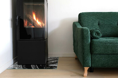 Vloerplaat openhaard Lijnen en golven in een moderne uitvoering