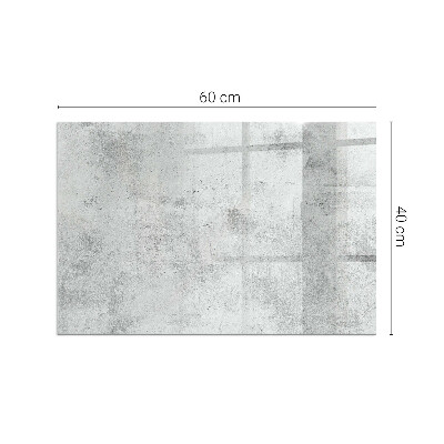 Plaat voor onder kachel Betonstructuur in stijl