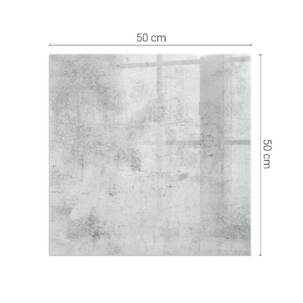 Plaat voor onder kachel Betonstructuur in stijl