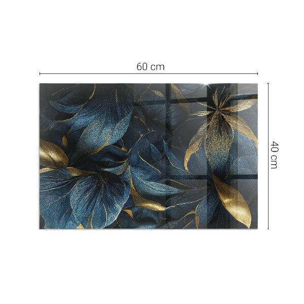 Vloerplaat openhaard Chique bladeren in een patroon