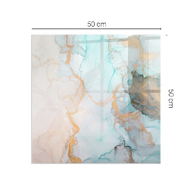 Plaat voor onder kachel Abstracte kleurgolven