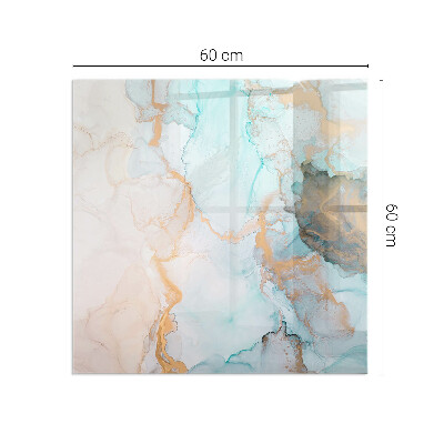 Plaat voor onder kachel Abstracte kleurgolven