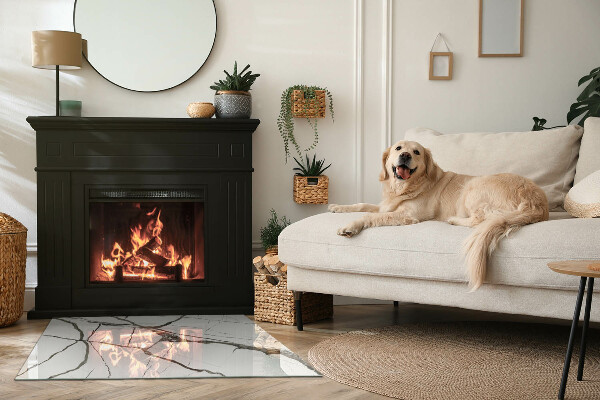 Vloerplaat openhaard Aderpatroon in marmerstijl