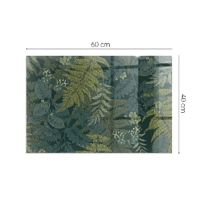 Vloerplaat openhaard Vlinders tussen plantenaccenten