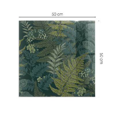 Vloerplaat openhaard Vlinders tussen plantenaccenten