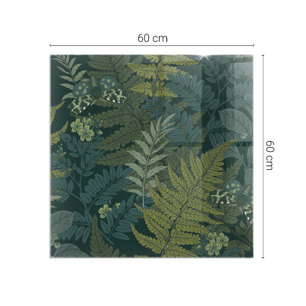 Vloerplaat openhaard Vlinders tussen plantenaccenten