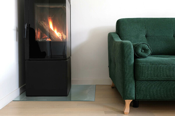 Vloerplaat openhaard Elegant marmermotief