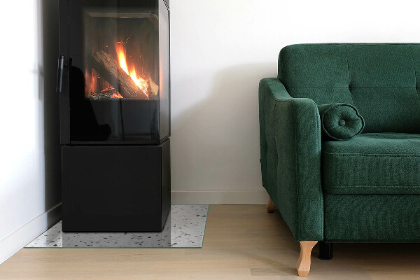 Vloerplaat openhaard Steenpatroon met subtiele details