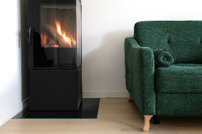 Plaat voor onder kachel Kleur: Donker grafiet