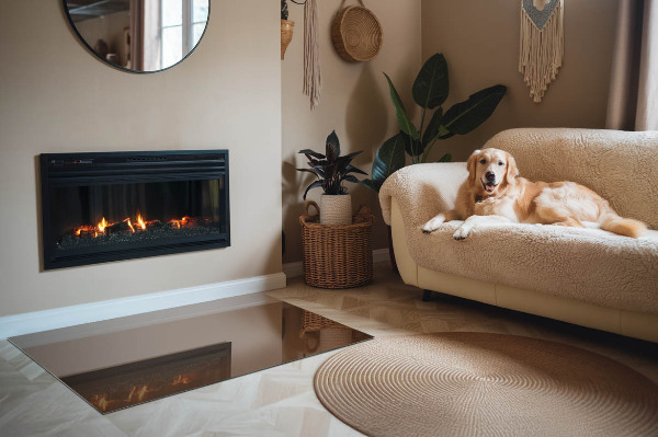 Vloerplaat openhaard Kleur bruin