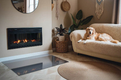 Plaat voor onder kachel Kleur: Donkerblauw