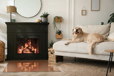 Vloerplaat openhaard Kleur bruin