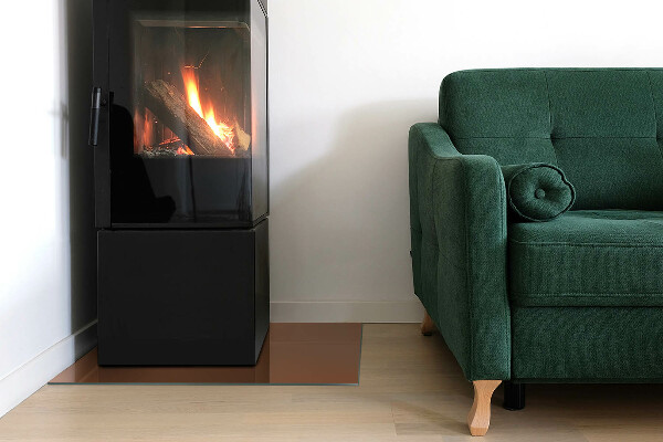 Vloerplaat openhaard Kleur bruin