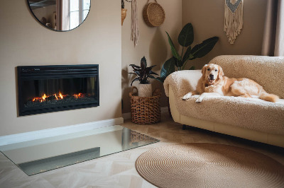 Plaat voor onder kachel Kleur: Lichtgroen