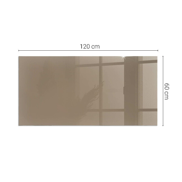 Plaat voor onder kachel Kleur bruin