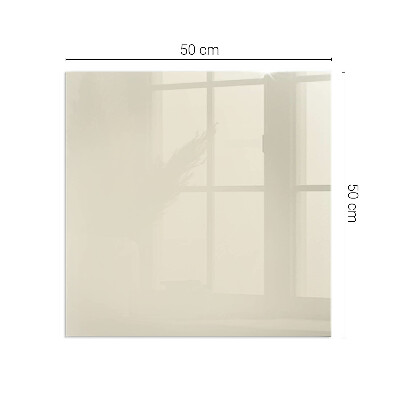 Plaat voor onder kachel Kleur beige