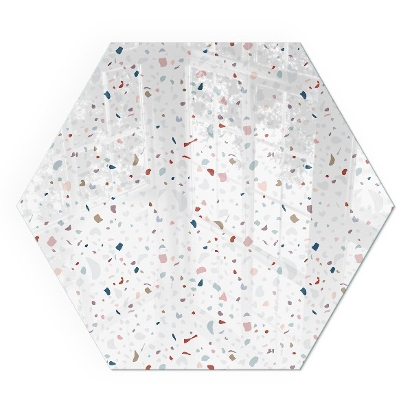 Zeshoekige onderplaat kachel Vormen in miniatuur