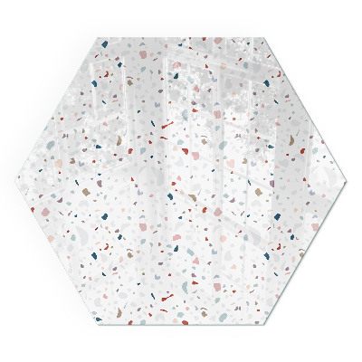 Zeshoekige onderplaat kachel Vormen in miniatuur