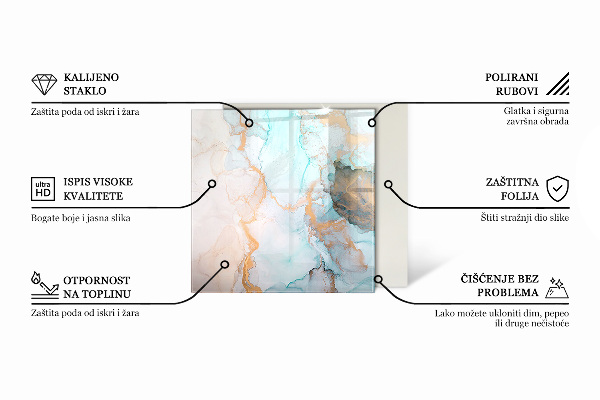 Zeshoekige onderplaat kachel Houten patroon in een geometrische opstelling