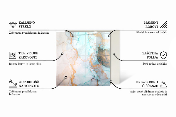 Zeshoekige onderplaat kachel Houten patroon in een geometrische opstelling