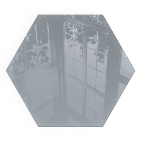 Zeshoekige onderplaat kachel Kleur grijs