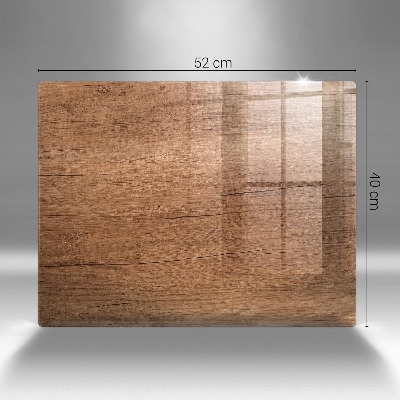 Glasplaat voor grafkaars Houtstructuur