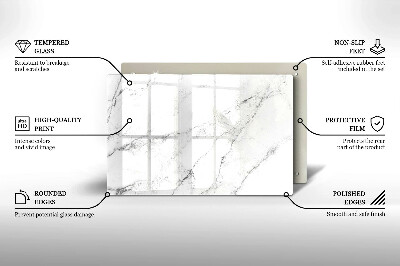 Grafkaars onderzetter Elegante marmertextuur