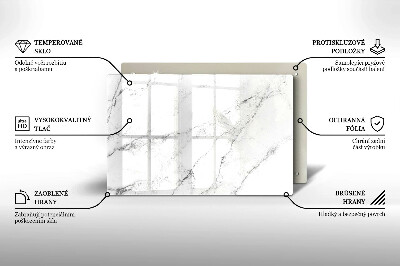 Grafkaars onderzetter Elegante marmertextuur