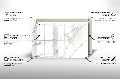 Grafkaars onderzetter Elegante marmertextuur